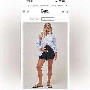 Bae the Label Maternity Shorts